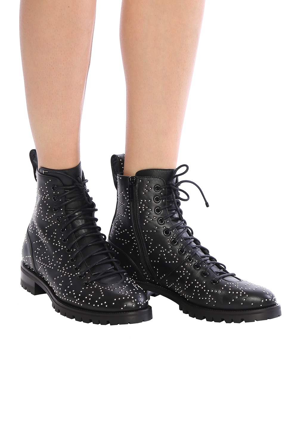 Jimmy choo cruz combat on sale boots